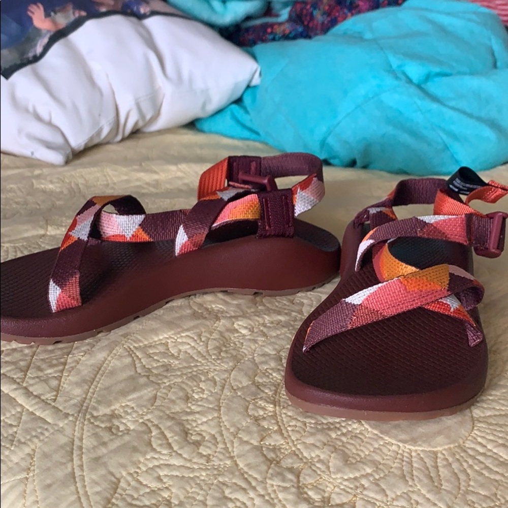 Burgundy Chacos